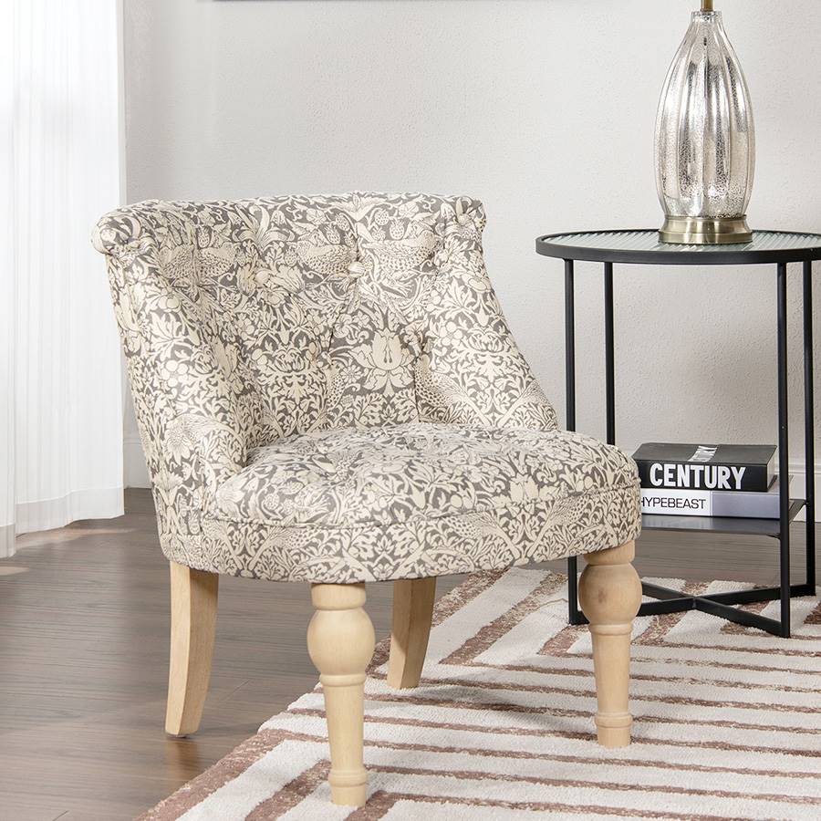 1人掛ラムズゲイトチェア Strawberry Thief Gray VI04