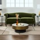 3人掛け ソファ Elaine V036 Velour Olive Green
