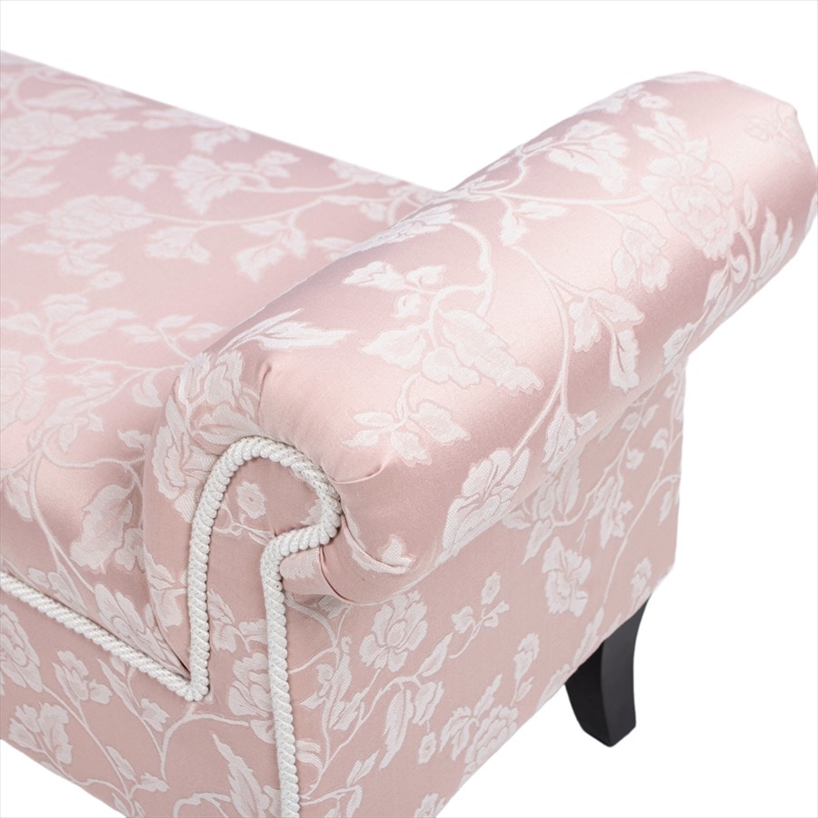 新品　ジェニファーテイラー ロールアームベンチ Heirloom-PK送料無料 Jennifer Taylor Home【ジェニファーテイラー正規輸入元取扱店】ロール