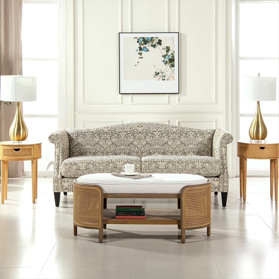 3人掛け ソファ いちご泥棒グレー Elaine Strawberry Thief Gray VI04