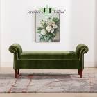 ロールアームベンチ  ベロアグリーン V036