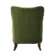 1人掛アームチェア V036 Velour Olive Green