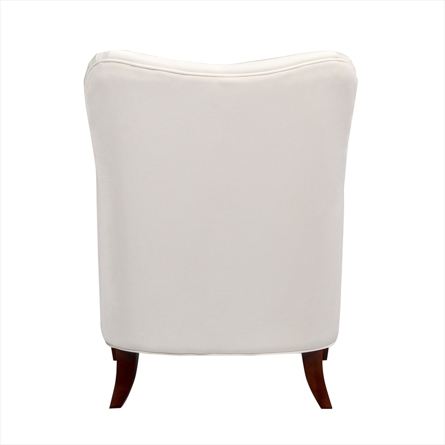 1人掛アームチェア V037 Velour Off White