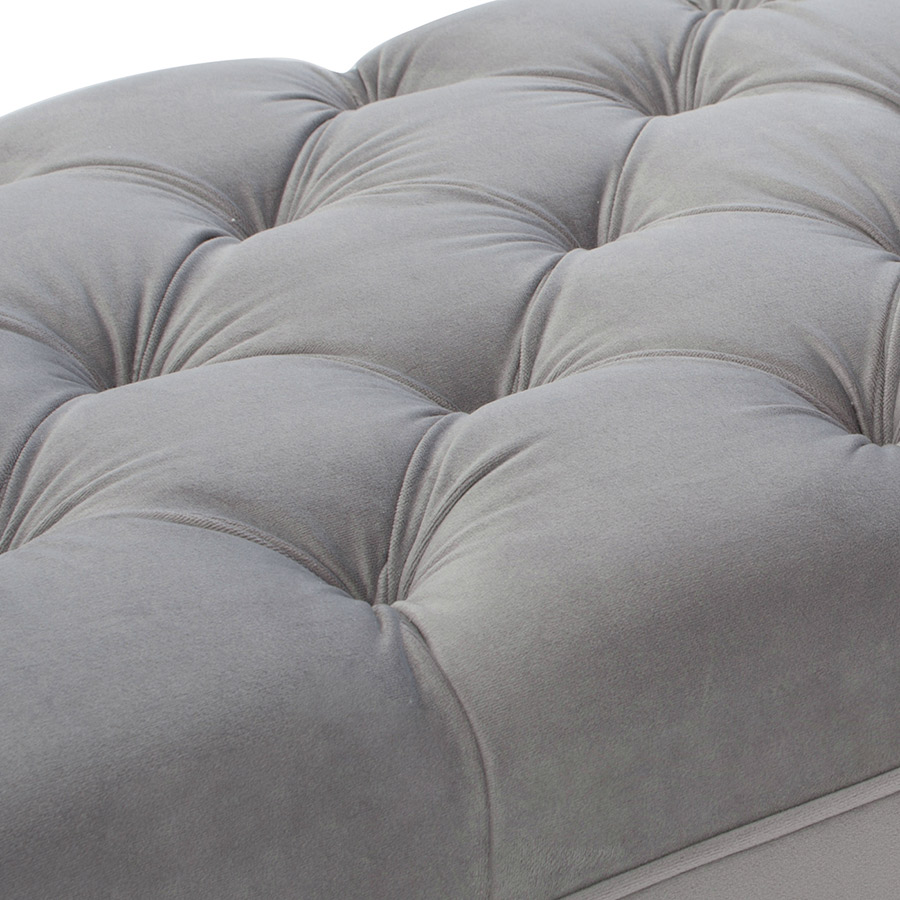 ボルスターベンチ Jocelyn 865 Velour Gray