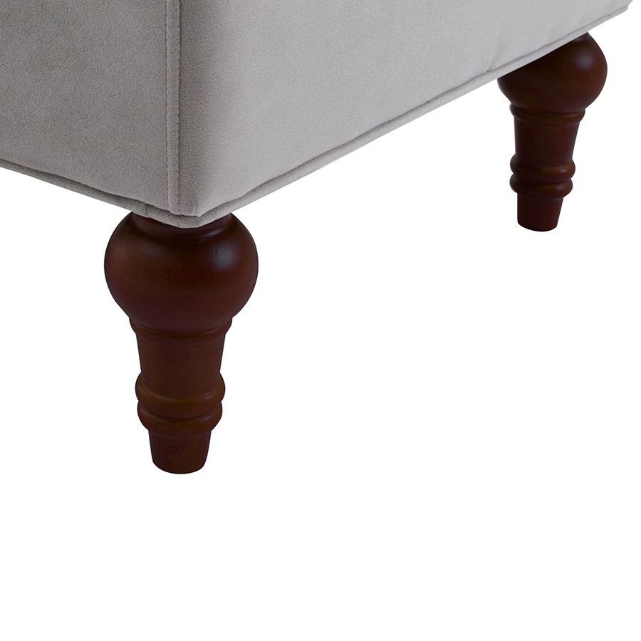 ボルスターベンチ Jocelyn 865 Velour Gray