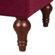 ボルスターベンチ Jocelyn 884 Velour Burgundy