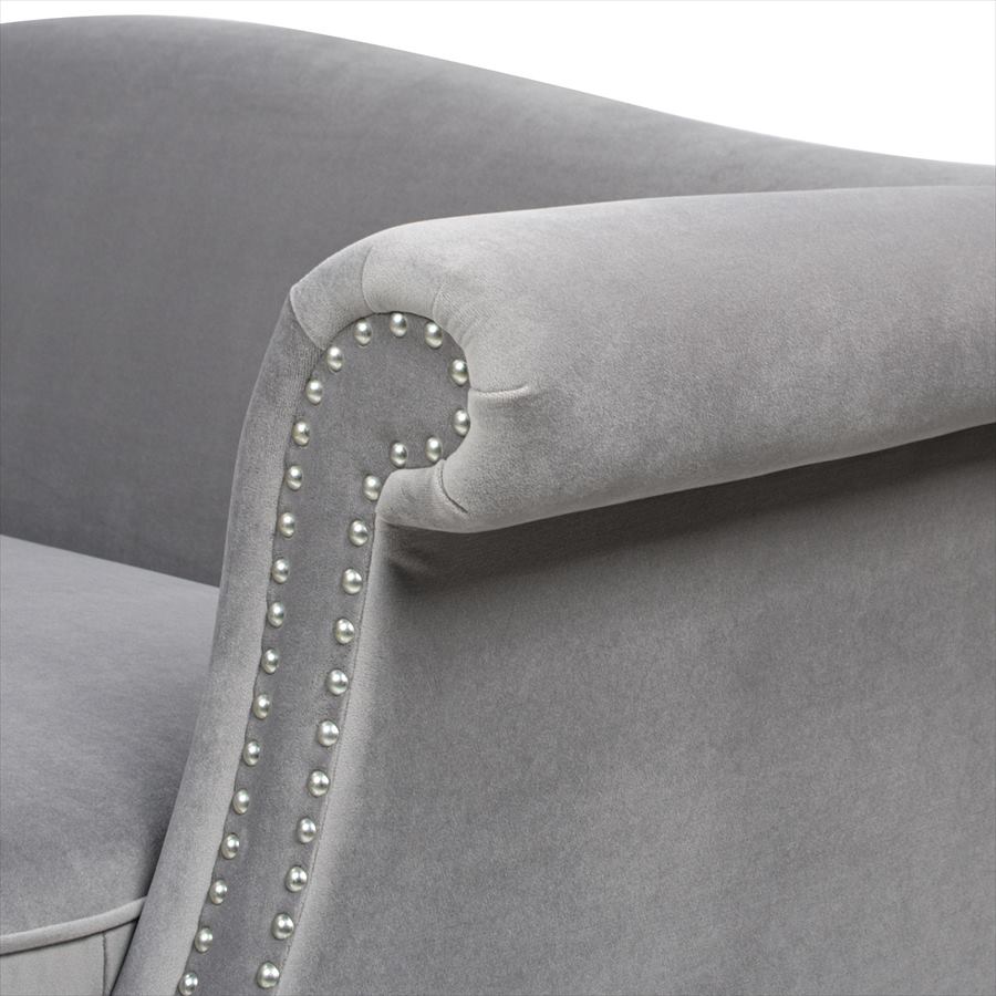 3人掛け ソファ Elaine 865 Velour Gray