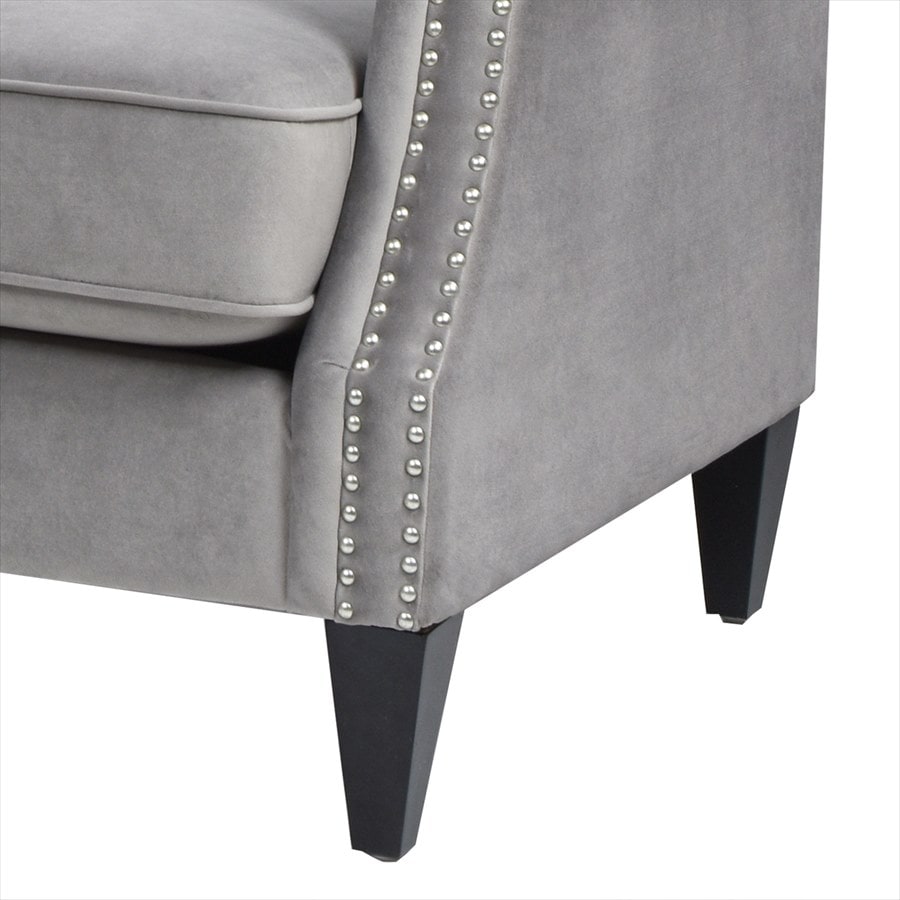 3人掛け ソファ Elaine 865 Velour Gray