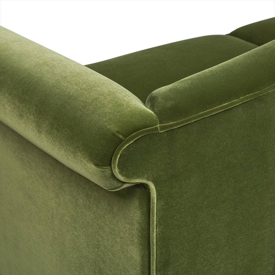 3人掛け ソファ Elaine V036 Velour Olive Green