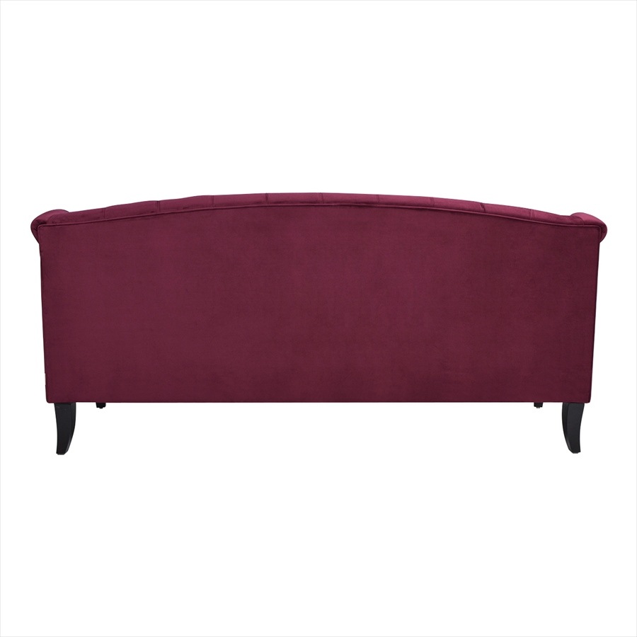 3人掛け ソファ KEN 884 Velour Burgundy