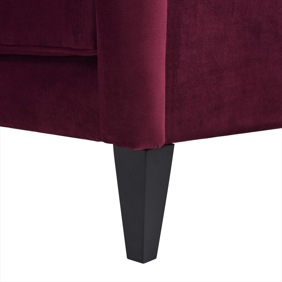 3人掛け ソファ KEN 884 Velour Burgundy