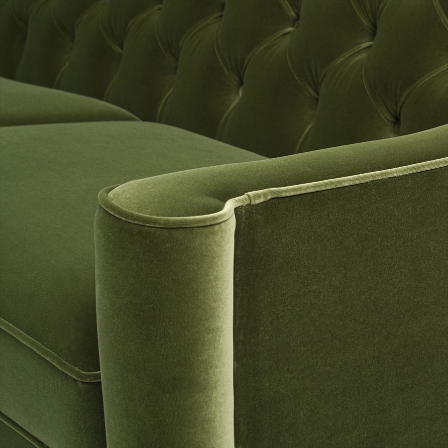 3人掛け ソファ KEN V036  Velour Olive Green