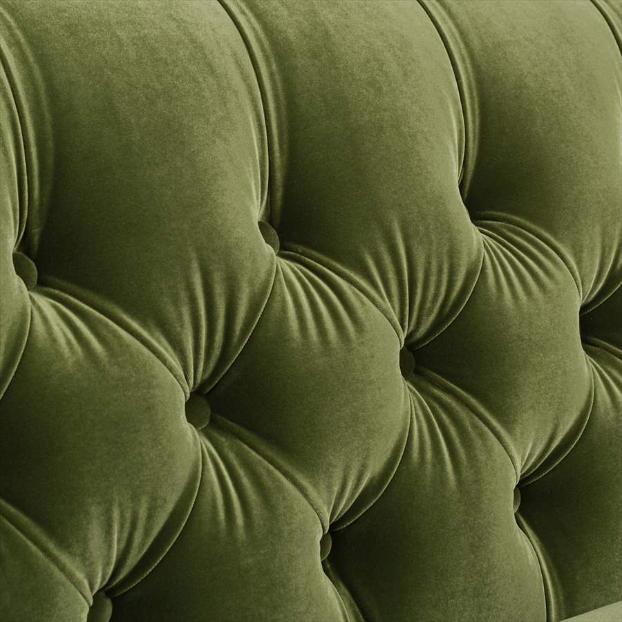 3人掛け ソファ KEN V036  Velour Olive Green