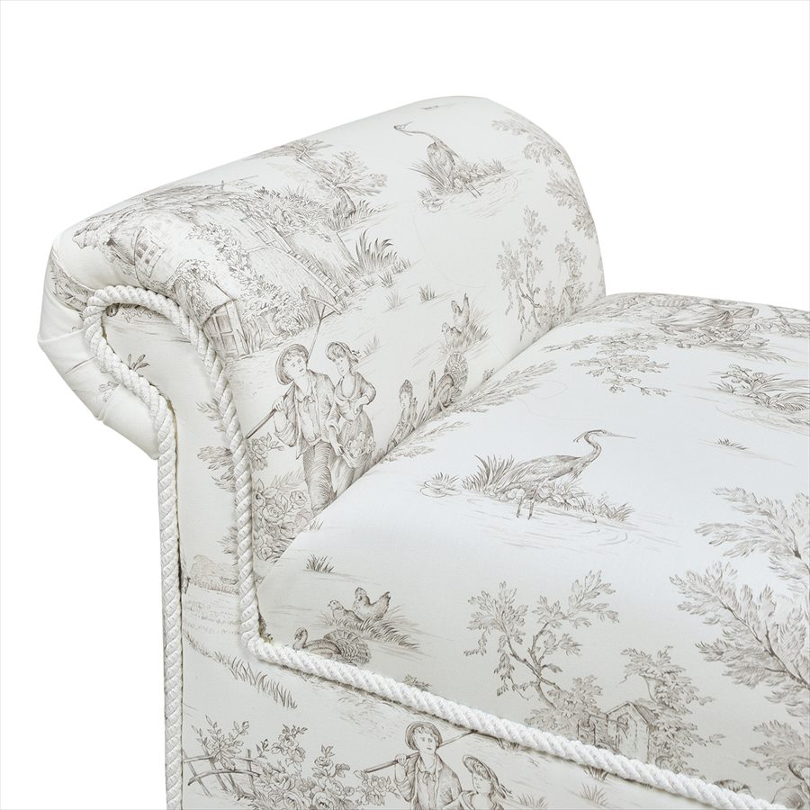 ロールアームベンチ Toile de Jouy JY02