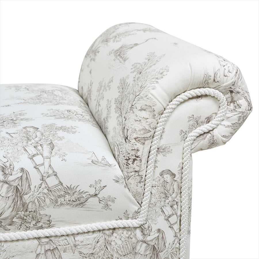ロールアームベンチ Toile de Jouy JY02