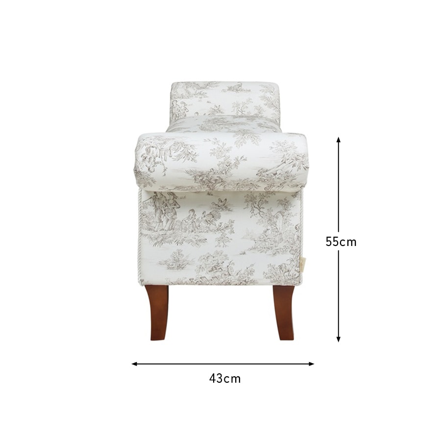 ロールアームベンチ Toile de Jouy JY02