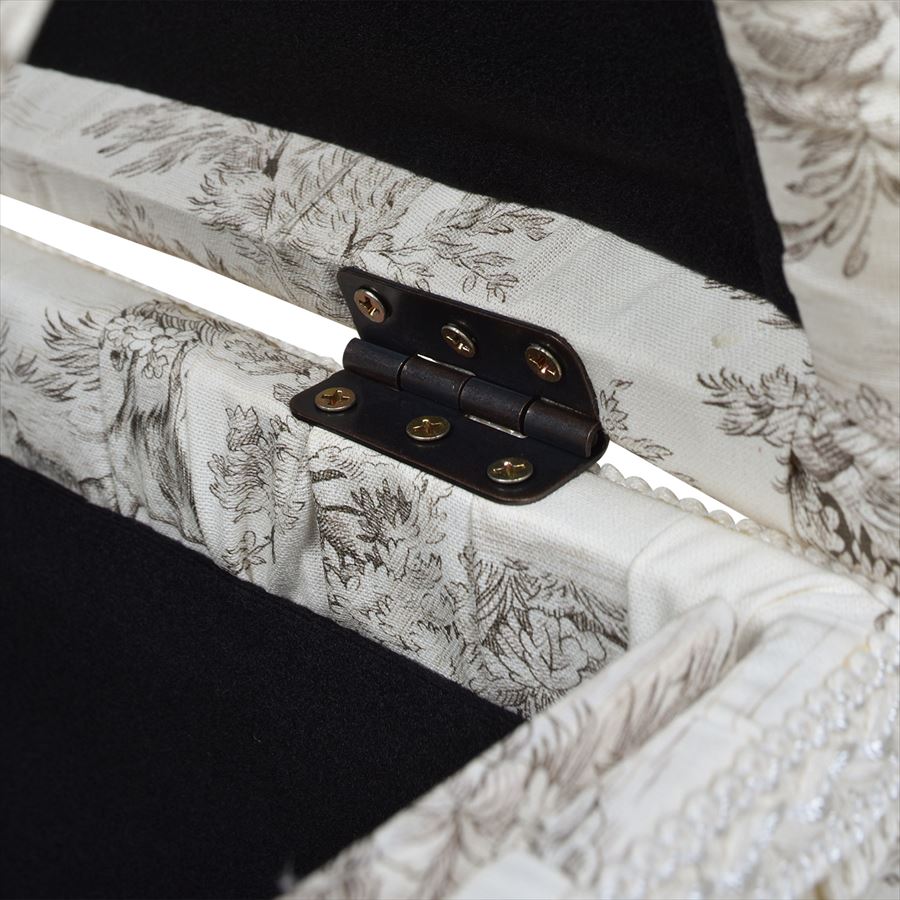 収納付きスツール Toile de Jouy JY02