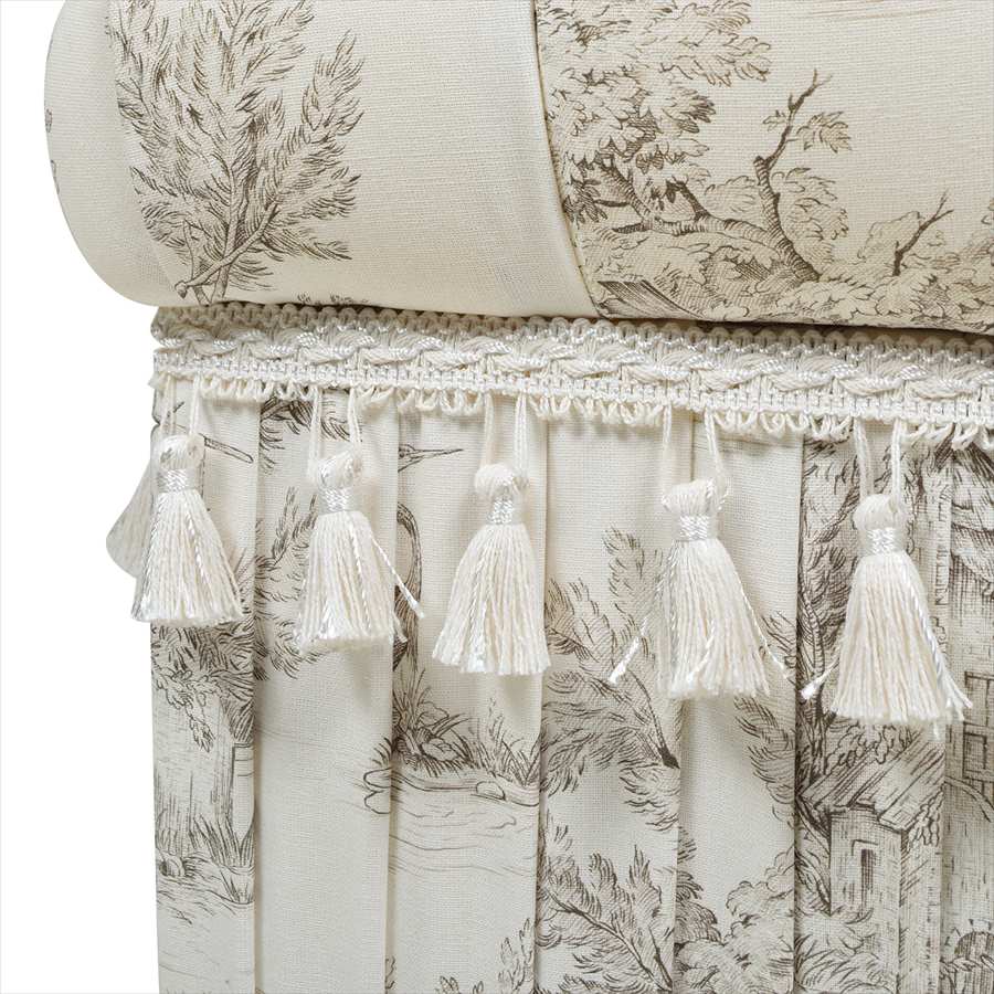 収納付きスツール Toile de Jouy JY02