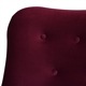 1人掛アームチェア Velour Burgundy 884