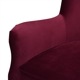 1人掛アームチェア Velour Burgundy 884