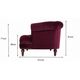 2人掛けソファ La Rosa 884 Velour Burgundy