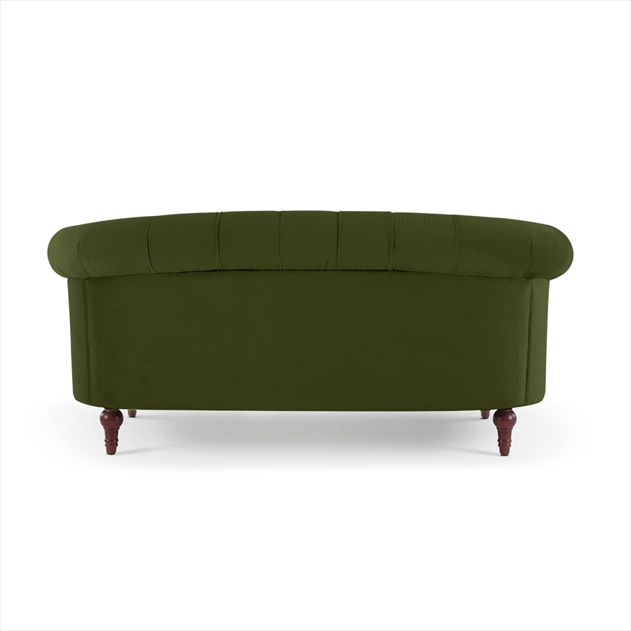 2人掛ソファ La Rosa V036 Velour Olive Green