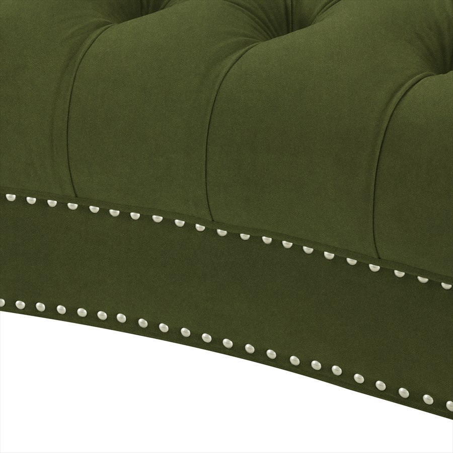 2人掛ソファ La Rosa V036 Velour Olive Green