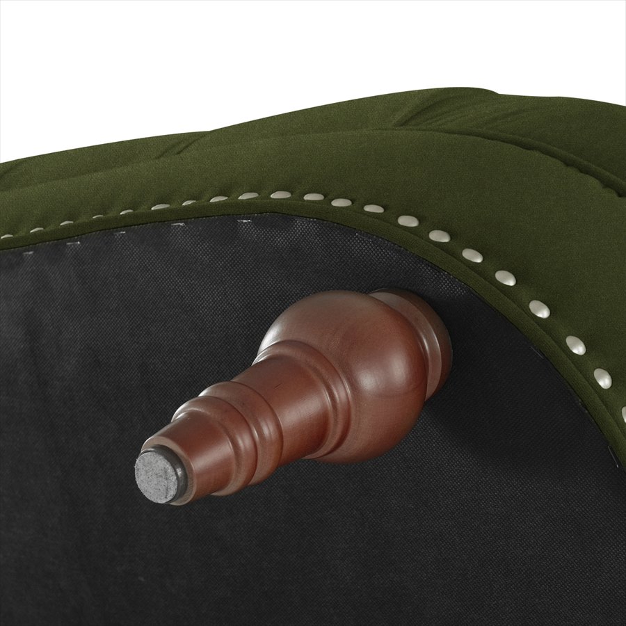 2人掛ソファ La Rosa V036 Velour Olive Green