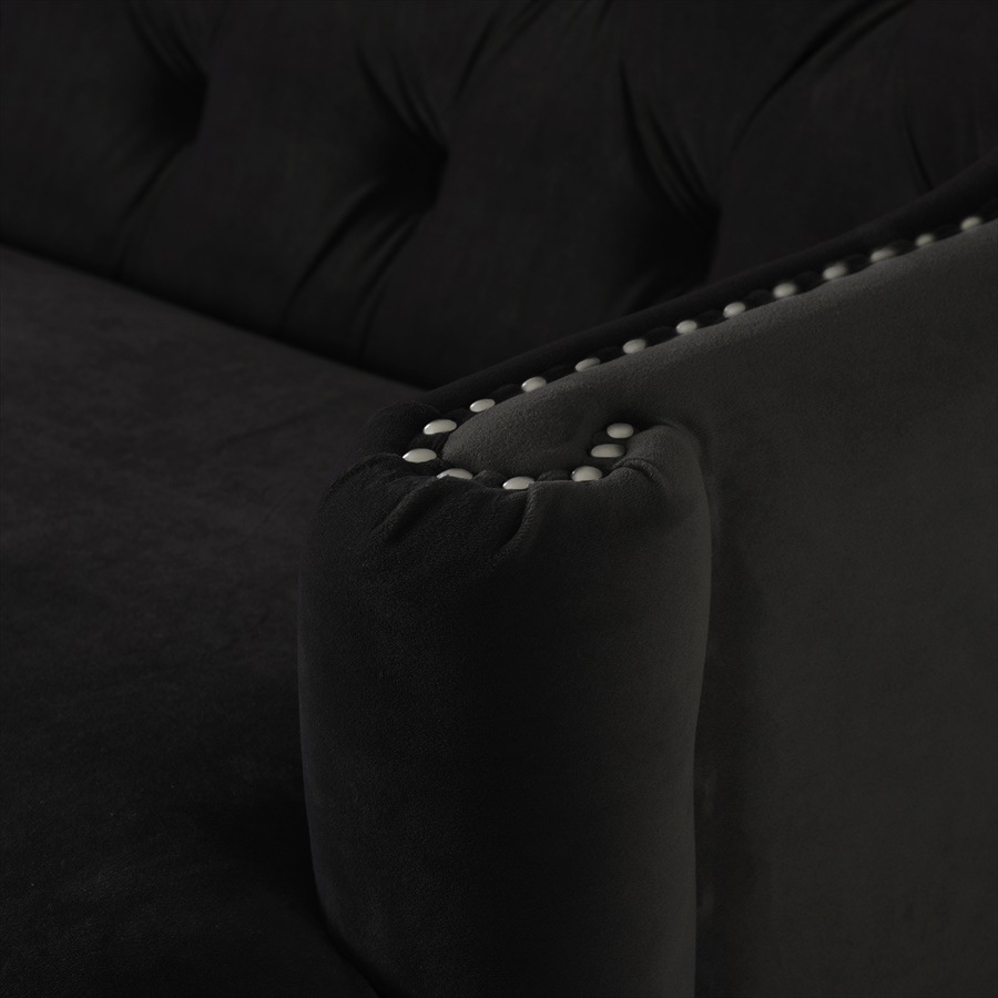 2人掛けソファ Stella 927 Velour Black