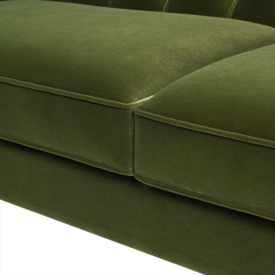 3人掛け ソファ KEN V036  Velour Olive Green