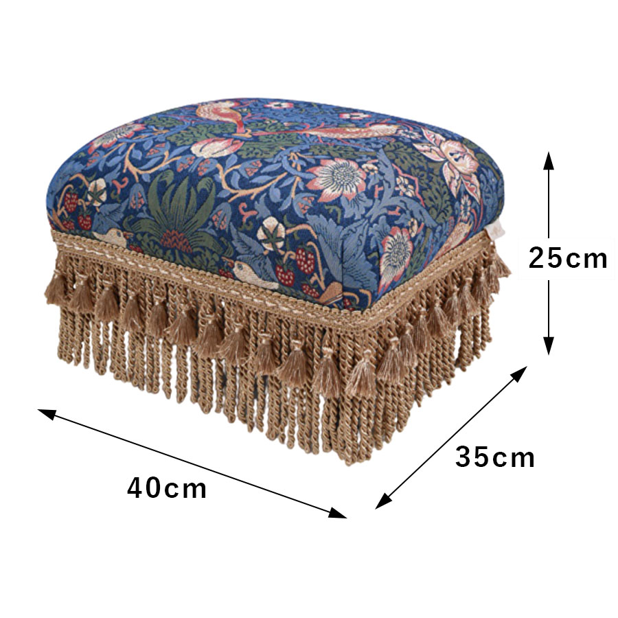 フットスツール Strawberry Thief VI02