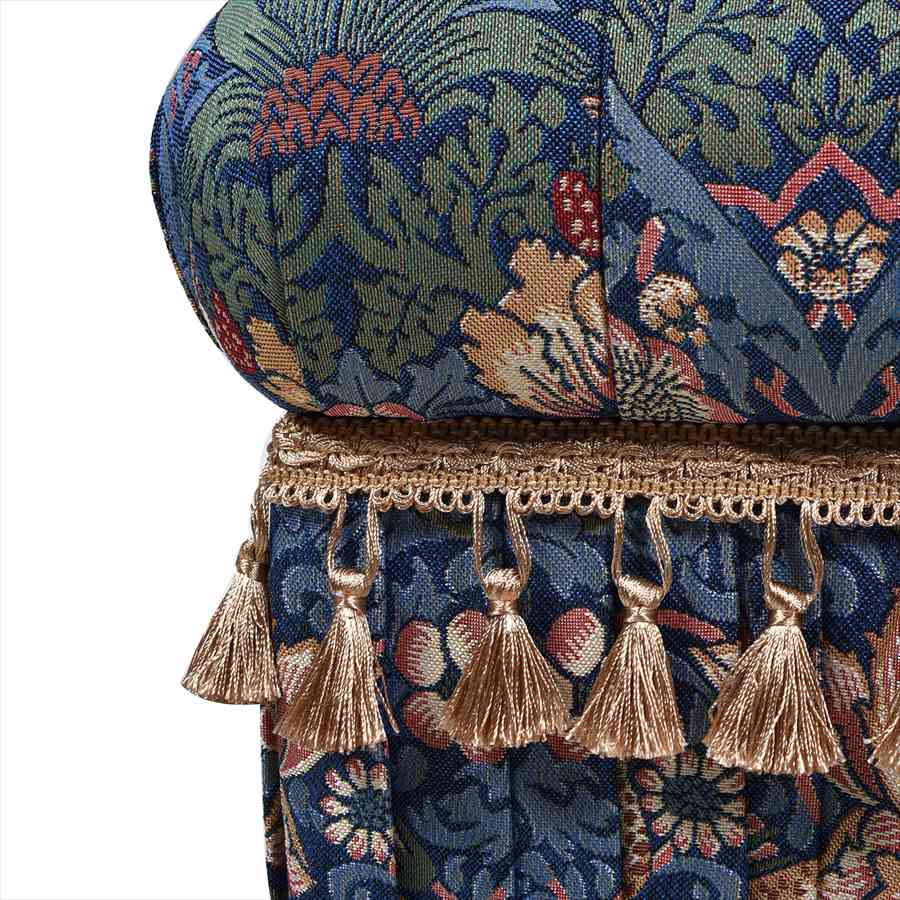 収納付きスツール Strawberry Thief VI02