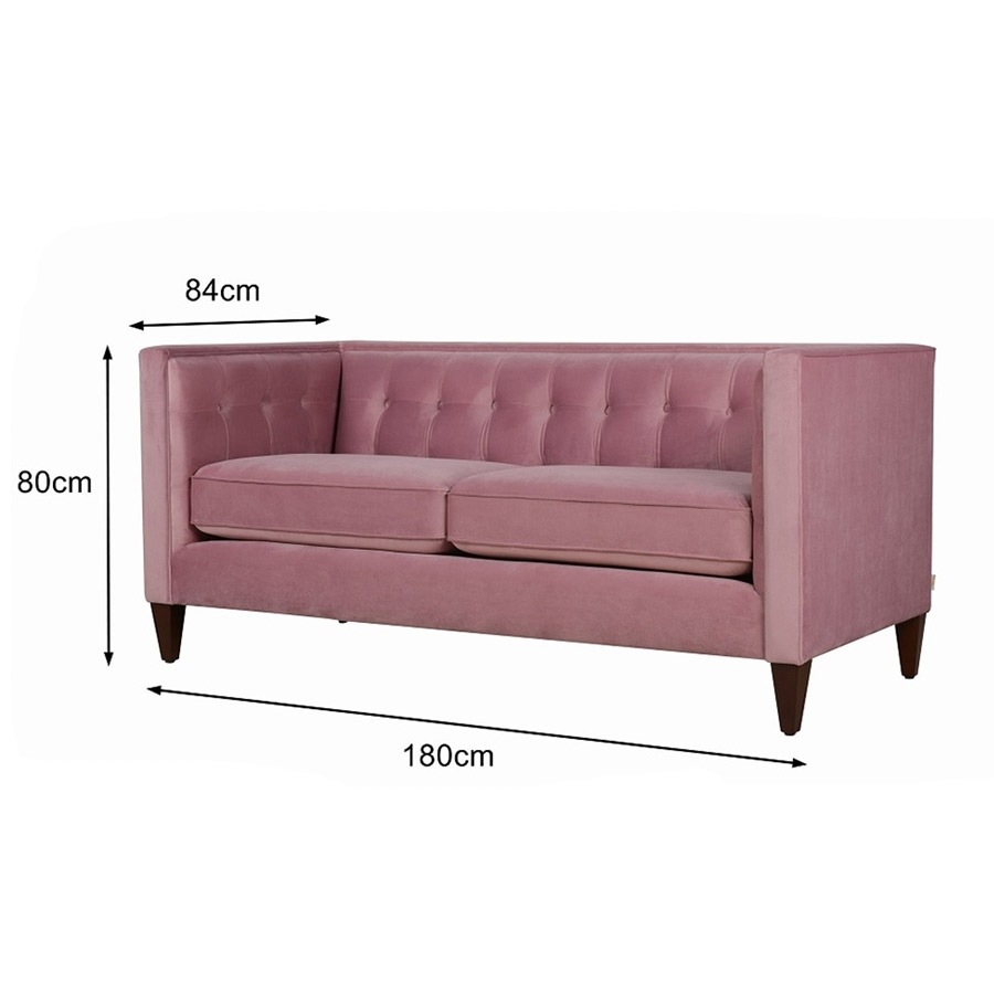 2人掛ソファ Jack 898 Velour Dark Lavender