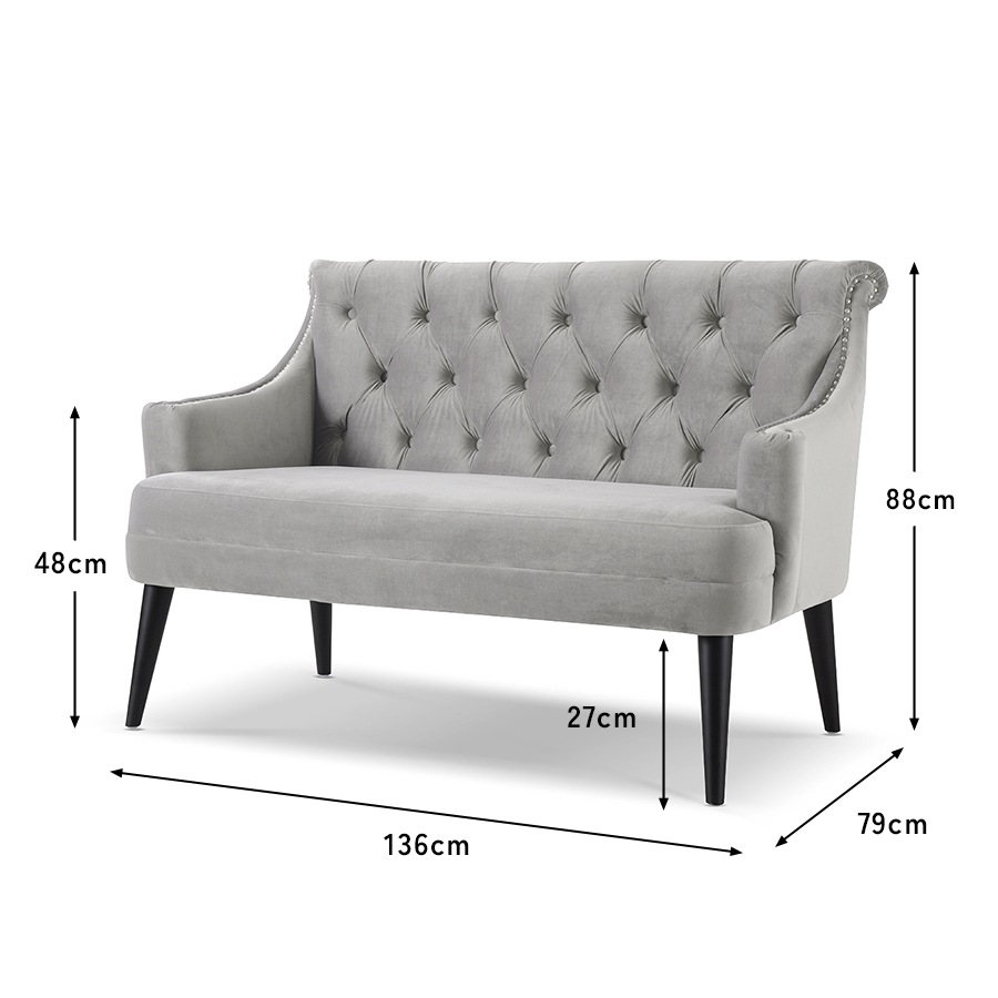 セミオーダー 受注生産 2人掛けソファ Stella