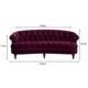 3人掛けソファ La Rosa 884 Velour Burgundy