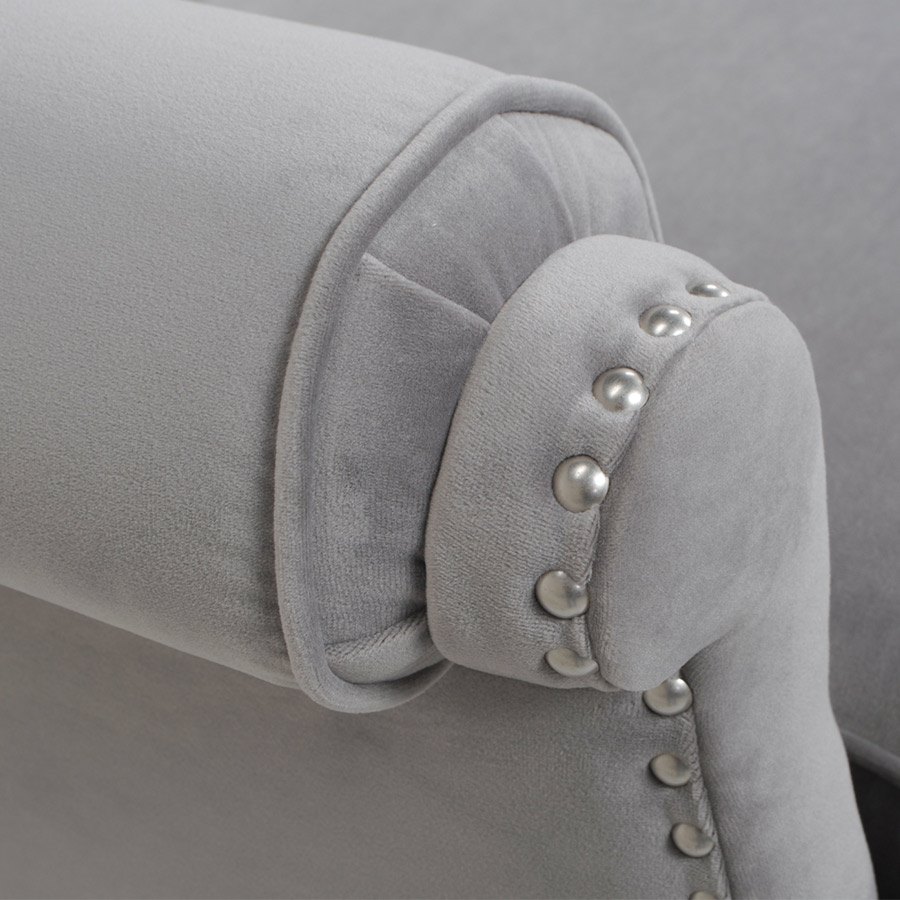 3人掛けソファ Bonanza 865 Velour Gray