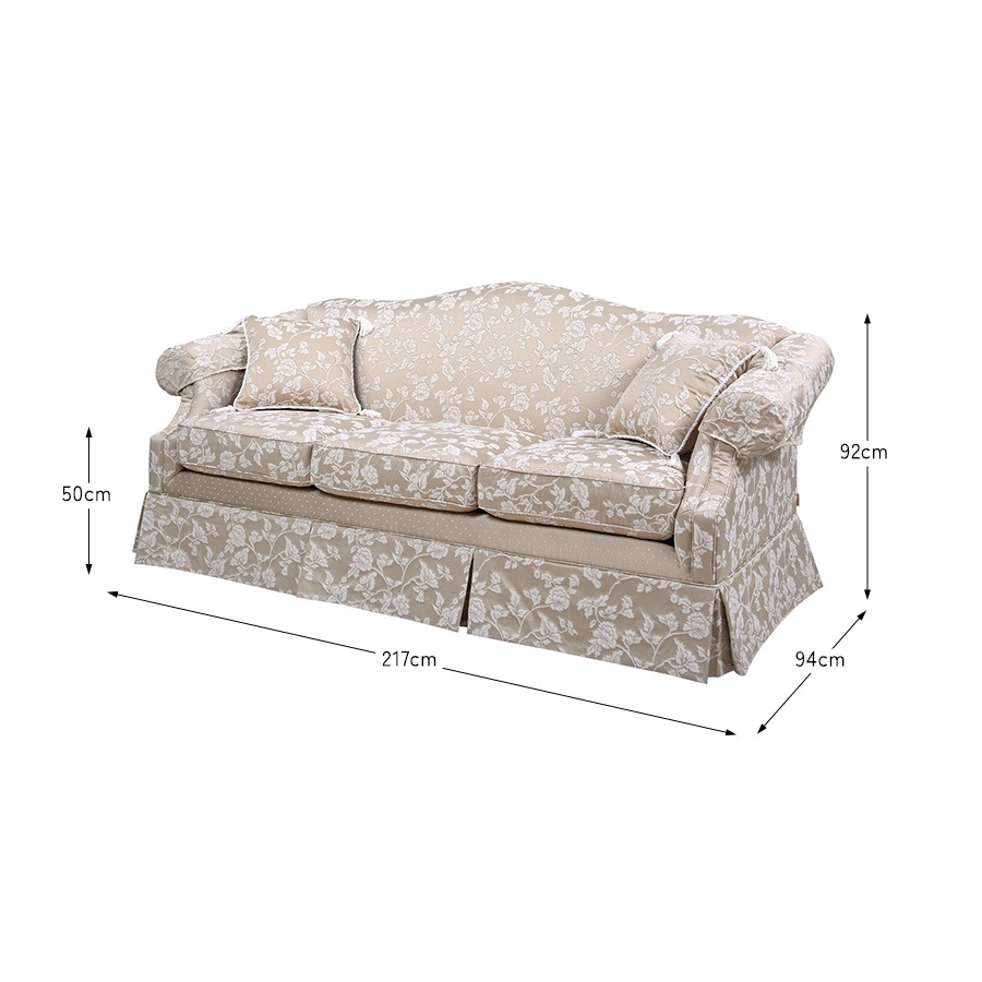 3人掛ソファ Marguerite  Heirloom 205