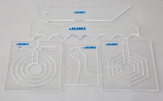 送料無料】 キルト用ルーラーセット(5点セット) HZL用【家庭用ミシン