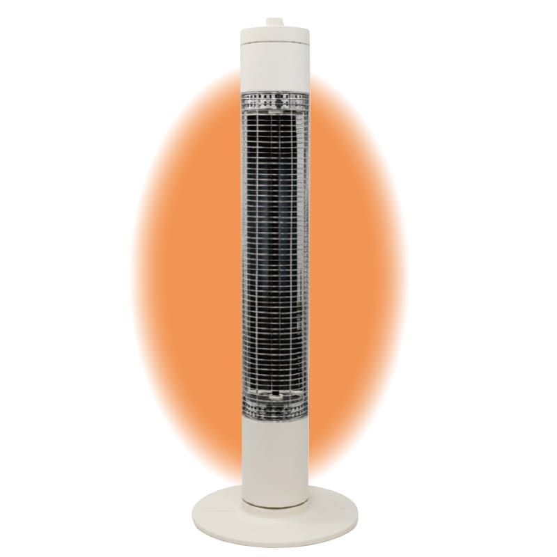 遠赤外線が豊富な首振りスリムヒーター - 熟年時代社 | 生活用品