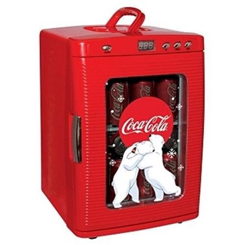 最終値下 【レア】中古品　コカ・コーラ　ポータブルミニ冷蔵庫　Coca-Cola Amazon.co.jp: コカ・コーラ ミニ冷蔵庫 - 寝室/オフィス用