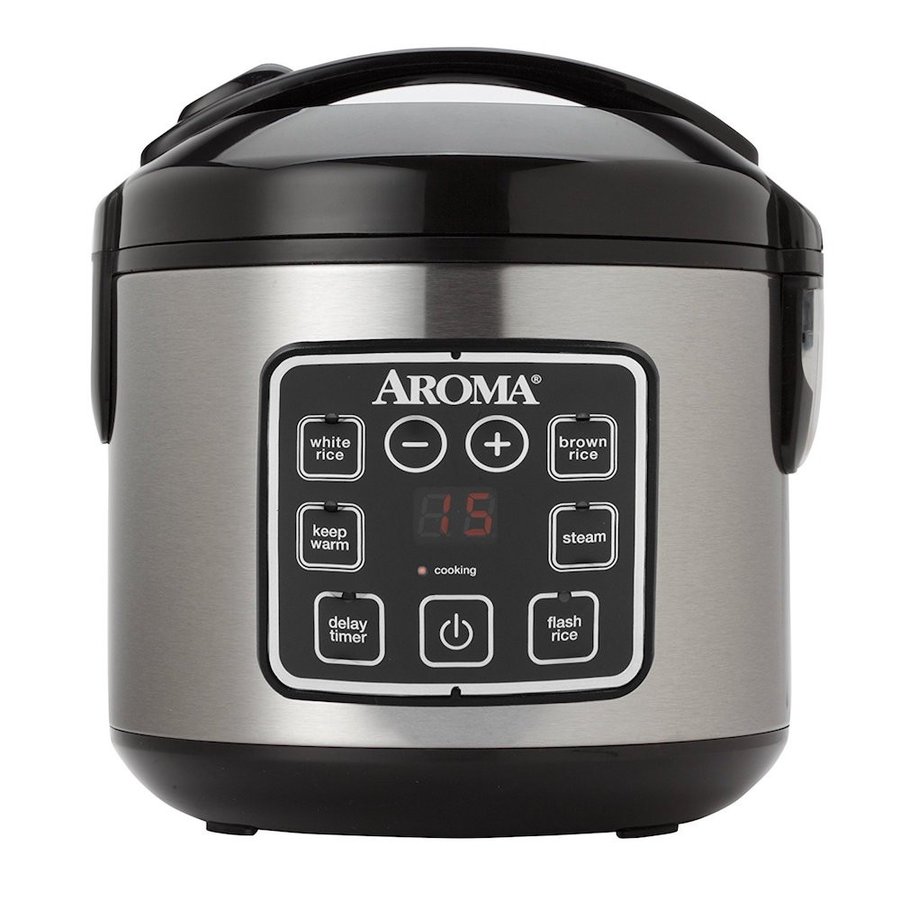  Aroma ¿ǽӴ ǥӴ ʥޡ Rice Cooker and Food Steamer White աɥޡ ꥫå