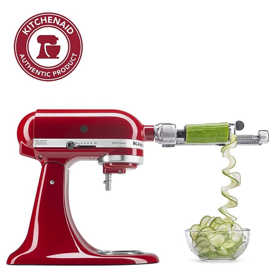 キッチンエイド SpiralizerプラスアタッチメントKitchenAid KSM2APC シルバー|キッチンエイド KitchenAid|ブランド