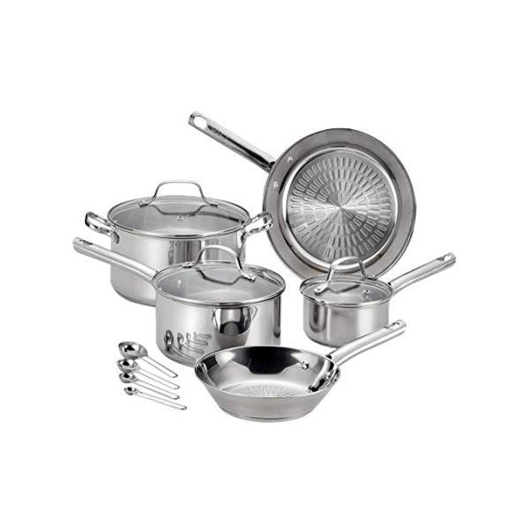 ティファール 調理器具セット T-FAL 2100096045 ステンレス 12個入り シルバー