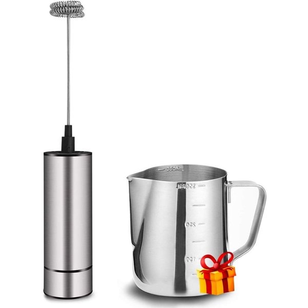 BASECENT ミルクフォーマー 電動 自動 ミルク泡立て器 ハンディドリンクミキサー カプチーノ|ミキサー|アメリカ調理家電：種類別