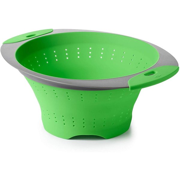 オクソー 折りたたみザル OXO 11208200 シリコーン 3.5クォート 水切り 持ち手付き|オクソー oxo|ブランド