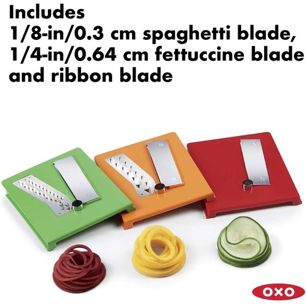 オクソー 卓上スパイラルライザーセット OXO 11151400 3枚刃