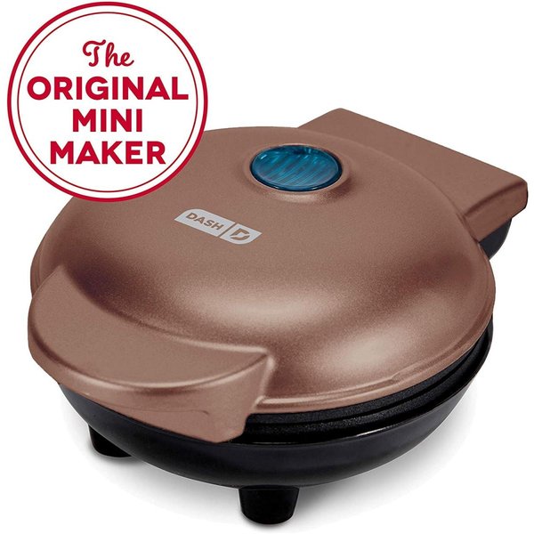 ダッシュ ミニワッフルメーカー DASH DMW001CU ワッフル パニーニ 朝食 コッパー|ワッフルメーカー|アメリカ調理家電：種類別