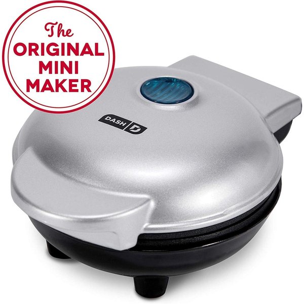 ダッシュ ミニワッフルメーカー DASH DMW001SL ワッフル パニーニ 朝食 シルバー|ワッフルメーカー|アメリカ調理家電：種類別