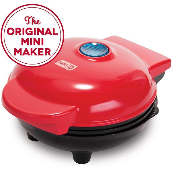 ダッシュ ミニワッフルメーカー DASH DMW001RD ワッフル パニーニ 朝食 レッド|ワッフルメーカー|アメリカ調理家電：種類別