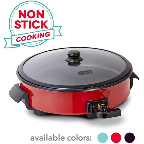 ダッシュ 電気スキレット DASH DRG214RD ファミリーサイズ 鍋 ホットオーブン レッド|ダッシュ dash|ブランド